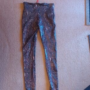 SPANX Black and Red Leggings